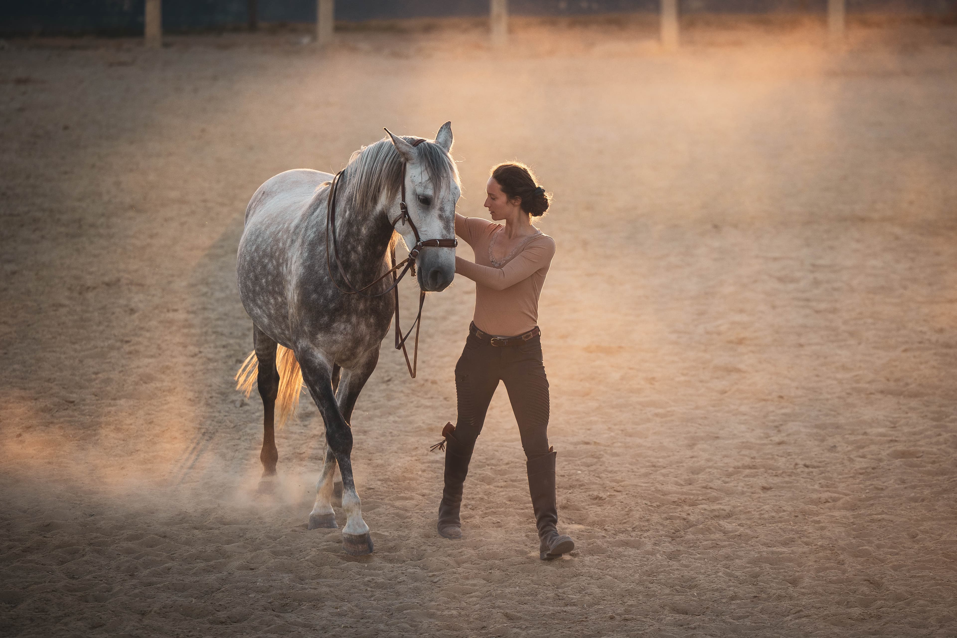 Tanja Riedinger - Trainer at Equilumina Festival - Nativehorses